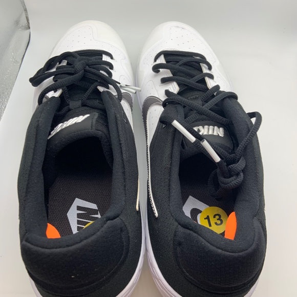 Nike Air Zoom Dragon Low Men\'s Metal Baseball Cleats White/Black Size 13 main image 4